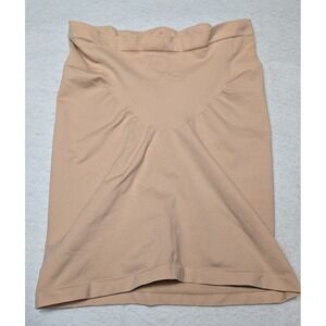 VICTORIAS SECRET Seamless Shaping Skirt Slip Tan Medium High Waist
